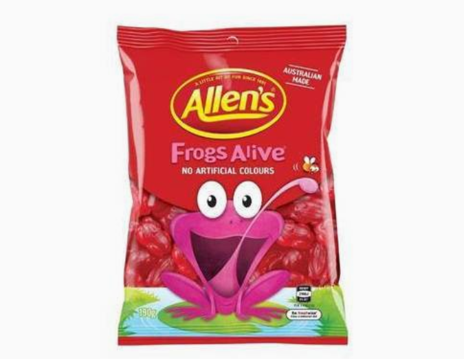 Allen's Lolly Bag Frogs Alive