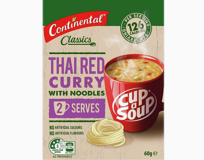 Continental Thai Red Curry 60g Soup