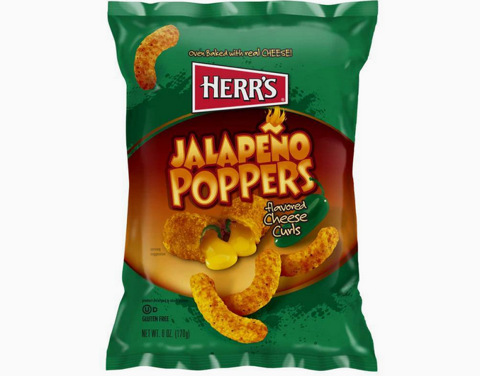 Herr's Jalapeno Popper Cheese Curls 170g