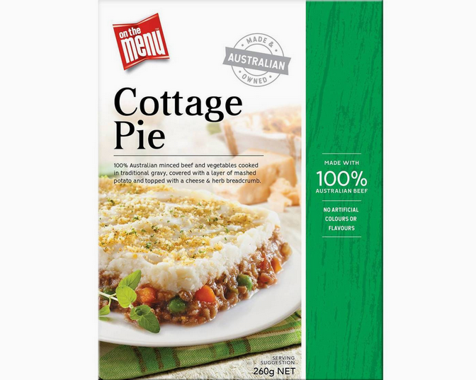 On The Menu Cottage Pie 260g
