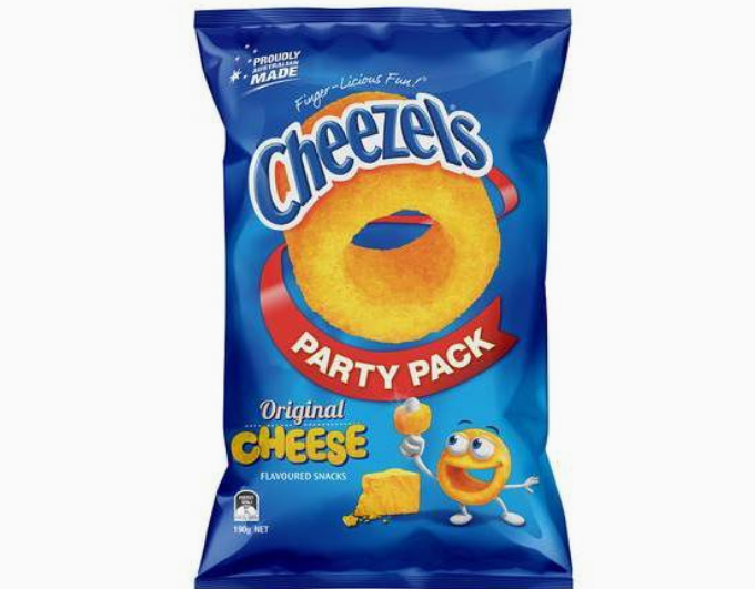 Cheezels Original Cheese Party Pack 190g