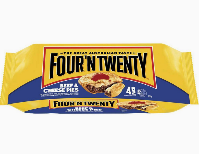 Four N Twenty Beef & Cheese Pie 4pk