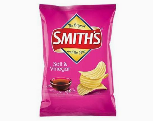Smith's Chips Crinkle Cut Salt and Vinegar 170g