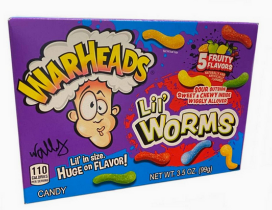Warheads Lil' Worms Candy 99g